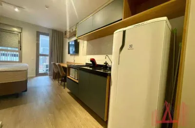 Apartamento studio mobiliado para locação com 1 dormitório, com 24 m² - vila madalena