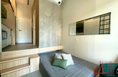 Apartamento studio mobiliado para locação com 1 dormitório, com 26 m² - perdizes