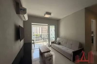 Apartamento mobiliado para locação com 1 dormitório, 1 vaga de garagem, com 40 m² - moema