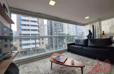 Apartamento mobiliado à venda com 1 dormitório, 1 vaga de garagem, com 50 m² - pinheiros