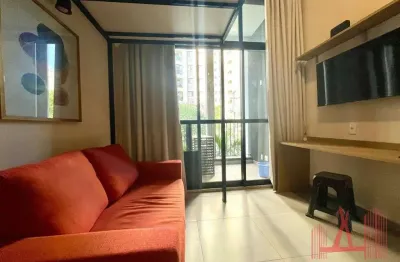 Apartamento studio mobiliado à venda com renda, com 1 dormitório, com 26 m² - perdizes