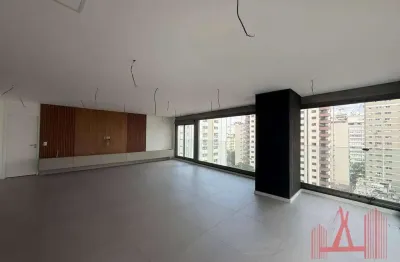Apartamento com terraço envidraçado para locação com 2 suítes, 2 vagas de garagem, com 142 m² - itaim bibi