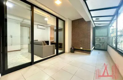 Apartamento mobiliado à venda ou locação com 1 dormitório, 1 vaga de garagem, com 43 m² - consolação