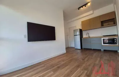 Apartamento semimobiliado para locação com 1 dormitório, 1 vaga de garagem, com 34 m² - vila madalena