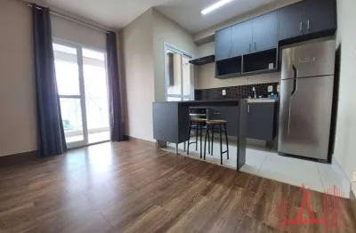 Apartamento studio mobiliado para locação com 1 dormitório, 1 vaga de garagem, com 34 m² - alto de pinheiros