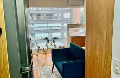 Studio mobiliado para locação com 1 dormitório, com 27 m² - vila clementino