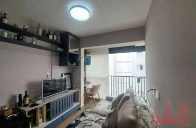 Apartamento mobiliado para locação com 1 dormitório, 1 vaga de garagem, com 34 m² - vila madalena