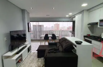 Apartamento mobiliado para locação com 1 dormitório, 1 vaga de garagem, com 50 m² - vila mariana