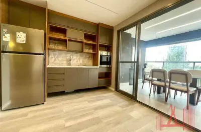 Apartamento mobiliado para locação com 1 dormitório, 1 vaga de garagem, com 54 m² - higienópolis