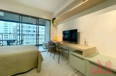 Studio mobiliado à venda ou locação com 1 dormitório, com 25 m² - perdizes