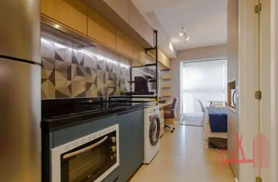 Studio mobiliado à venda ou locação com 1 dormitório, com 24 m² - consolação