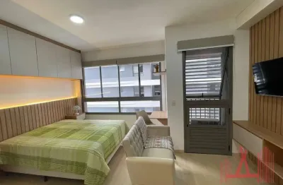 Studio MOBILIADO novo para Locação com 1 dormitório, com 25 m² - Pinheiros