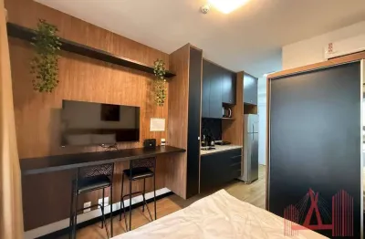 Studio MOBILIADO para Locação com 1 dormitório, com 30 m² - Moema