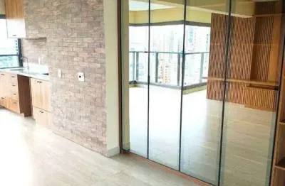 Apartamento SEMIMOBILIADO para Locação com 3 dormitórios, 2 vagas de garagem, com 118 m² - Chácara Klabin