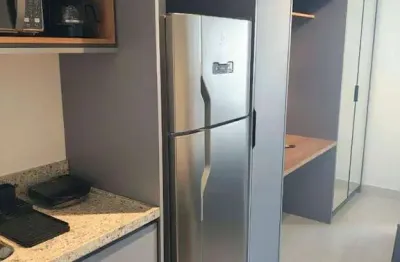 Studio MOBILIADO para Locação com 1 dormitório, com 23 m² - Chácara Klabin