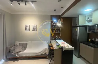 Studio decorado e mobiliado no duo jk a locação imediato