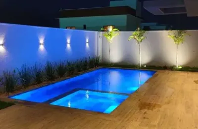 Casa de condomínio térrea para venda possui 210 metros quadrados com 3 quartos