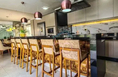 Sobrado com 3 dormitórios à venda, 370 m² por r$ 3.700.000,00 - condomínio florais cuiabá residencia
