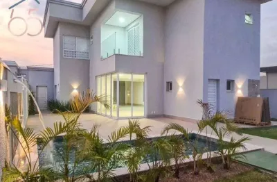 Sobrado no condominio florais do valle com 3 dormitórios à venda, 281 m² por r$ 3.100.000 - ribeirã
