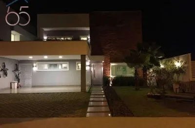 Sobrado no condomínio florais dos lagos com 3 dormitórios à venda, 266 m² por r$ 3.800.000,00 - av.