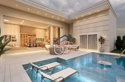 Casa terrea com 4 dormitórios à venda, 376 m² por r$ 4.600.000 - condomínio supremo itália - cuiabá