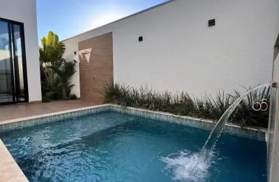 Condomínio florais da mata  /  várgea grande   > ️moderna casa térrea em terreno de 380 m2 e 205 m2 de área construída.
