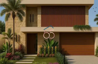 Sobrado de alto padrão no florais cuiabá | 317m², 3 suítes e piscina