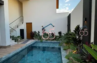 Casa em condomínio fechado com 3 quartos à venda na Rua Leonina Nunes da Cunha, 1, Petrópolis, Várzea Grande