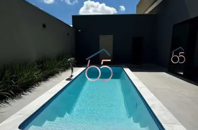 Casa em condomínio fechado com 3 quartos à venda na Rua Leonina Nunes da Cunha, 1, Petrópolis, Várzea Grande