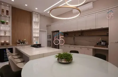 Casa térrea neoclássica no condomínio villa jardim – luxo e conforto