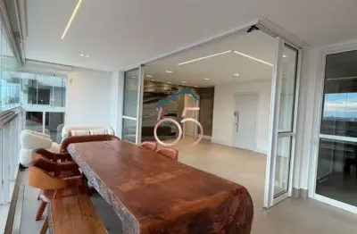 Apartamento Authentique – 193 m² | 3 vagas + 1 avulsa | Semi-mobiliado