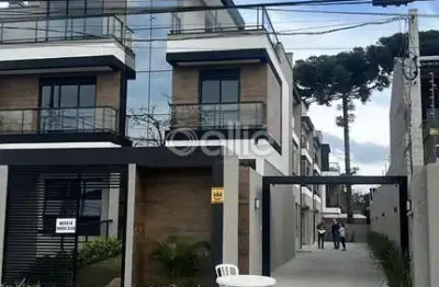 Casa em condomínio fechado com 3 quartos à venda na rua doutor goulin, juvevê, curitiba, 155 m2 por r$ 1.350.000
