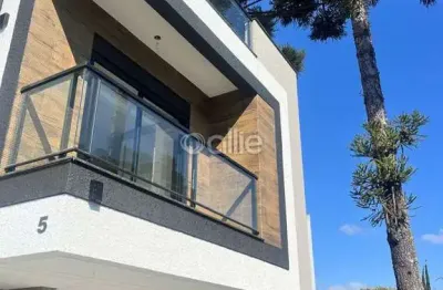 Casa em condomínio fechado com 3 quartos à venda na rua doutor goulin, juvevê, curitiba, 155 m2 por r$ 1.350.000