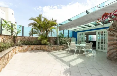 Cobertura duplex mobiliada à venda | 255 m² | 4 suítes | 4 vagas na parada inglesa!
