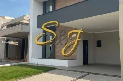 Casa terrea com três suites a venda no bairro parque brasil 500- cond.reserva real - paulínia sp