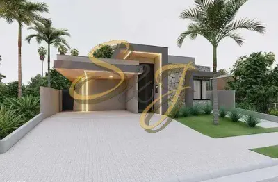 Casa terrea com quatro suites a venda no bairro jardim américa - cond. vila bella florença - paulínia sp