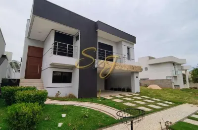 Casa sobrado com três suites a venda no bairro parque brasil 500- cond. villa lobos - paulínia sp