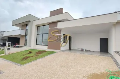 Casa terrea com três suites a venda no bairro parque brasil 500- cond. royal garden - paulínia sp
