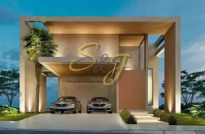 Casa terrea com quatro suites a venda no parque brasil 500- cond. santorini - paulínia sp