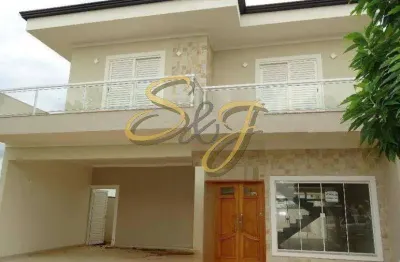 Casa sobrado com três suites a venda no bairro parque brasil 500- cond. reserva real - paulínia sp