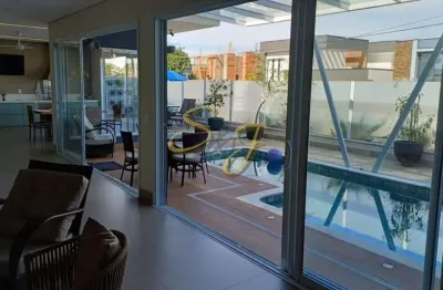 Deslumbrante sobrado de três suítes e piscina aquecida no cond. villa bela siena - paulínia- sp