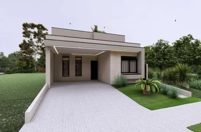 Casa terrea com três suites a venda no bairro parque brasil 500- cond.club portinari - paulínia sp