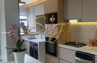 Belíssimo apto três dorm,suíte , moveis planejados e ar condicionado no Cond. Tons do Morumbi-Paulínia -SP