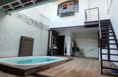 Casa sobrado com piscina à venda, vila lavínia, mogi das cruzes, sp, 2 quartos, 2 vagas, 120m²