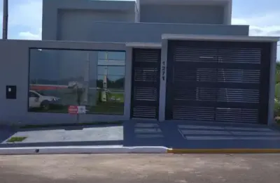 Casa nova para venda em umuarama, jardim português próximo ao mercado atacadão, 3 dormitórios, 1 suíte, 2 banheiros, 2 vagas