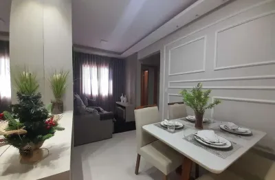 Apartamento / novo para venda em uberlândia, jardim holanda, 2 dormitórios, 1 suíte, 2 banheiros, 1 vaga