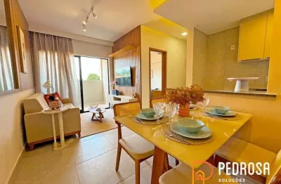 Apartamento com 61 m2 - 2 quartos (1 suíte) - juracy de freitas - ponta negra - subsidio caixa