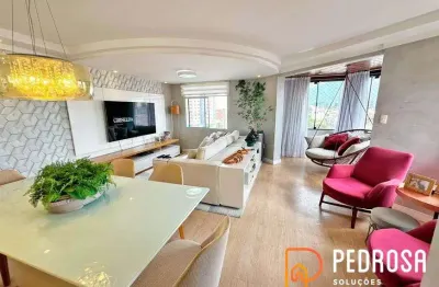 Apartamento 103m2 - 3 suítes - 2 vagas livres - semi-mobiliado - candelária - financiável
