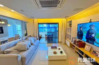 Apartamento com 178 m2 - 3 suítes - reformado - torre de marfim tirol - 3 vagas - varanda gourmet