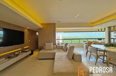 Apartamento com 157 m2 - 3 suítes - mobiliado - tirol garden - alto padrão - 3 vagas - financiável